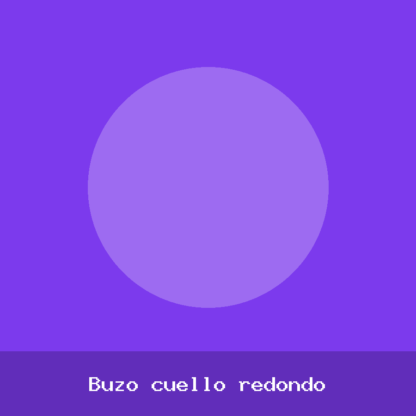 Buzo cuello redondo