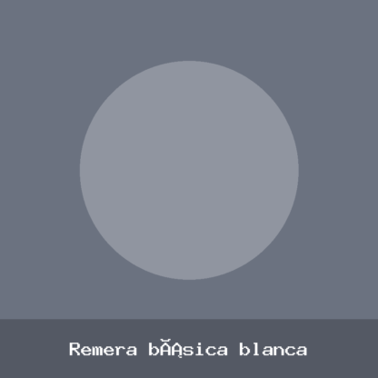 Remera básica blanca